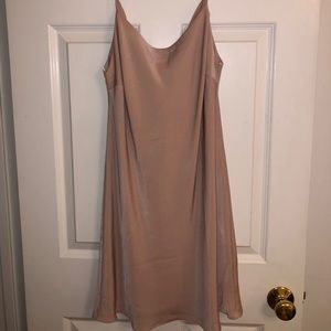 Backless elegant slip dress